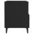 Noptieră, negru, lemn prelucrat GartenMobel Dekor
