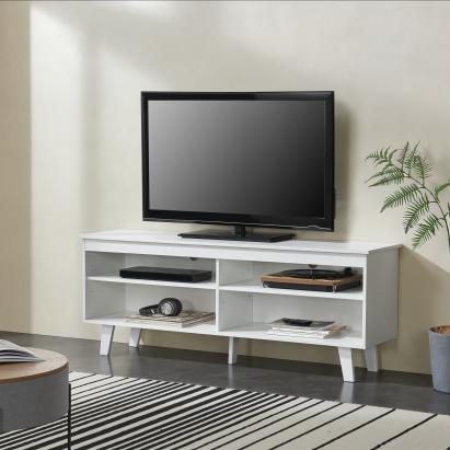 Comoda TV Stenlose alb [en.casa] HausGarden Leisure