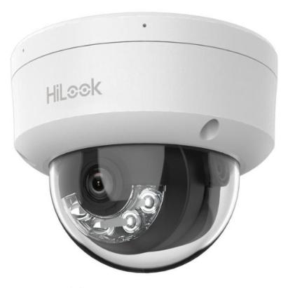 Camera IP antivandal HiLook, 6MP, Lentila 2.8mm, Iluminare duala 30m, Microfon, PoE, IP67 - IPC-D160HA-LU SafetyGuard Surveillance