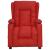 Fotoliu de masaj cu ridicare, roșu vin, piele ecologică GartenMobel Dekor