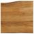 Blat Masa 80x80x2,5 cm Live Edge Lemn Masiv Mango GartenMobel Dekor