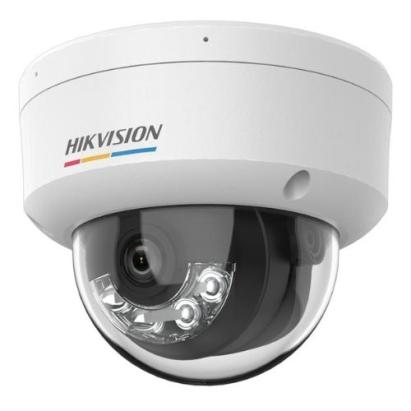 Camera supraveghere IP 2MP, ColorVu, lentila 2.8mm, IR 30m, lumina alba 30m, microfon, PoE - Hikvision DS-2CD1127G2H-LIU(2.8mm) SafetyGuard Surveillance