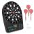 Joc mini darts cu afisaj electronic, 2-8 jucatori, 3 sageti, efecte sonore, 18x3x26 cm MultiMark GlobalProd