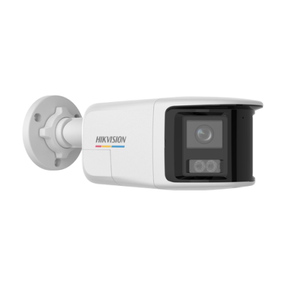 Camera IP 6MP, lentila 2.8mm 180 Grade, IR 30m, WL 30m ColorVu, Audio+Stroboscop - HIKVISION DS-2CD1T67G2HP-LIUF-SL-2.8mm SafetyGuard Surveillance