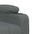 Fotoliu de masaj cu ridicare, gri închis, textil GartenMobel Dekor