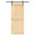 Ușă glisantă cu set de feronerie 85x210 cm, lemn masiv de pin GartenMobel Dekor