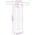 Ușă glisantă cu set de feronerie 85x210 cm, lemn masiv de pin GartenMobel Dekor