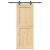 Ușă glisantă cu set de feronerie 85x210 cm, lemn masiv de pin GartenMobel Dekor