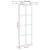 Ușă glisantă cu set feronerie, 76x205 cm, sticlă ESG/aluminiu GartenMobel Dekor