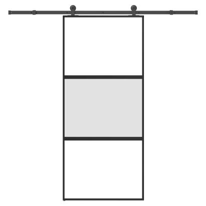 Ușă glisantă cu set de feronerie sticlă temperată și aluminiu GartenMobel Dekor