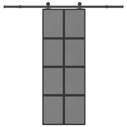 Ușă glisantă cu set de feronerie sticlă temperată și aluminiu GartenMobel Dekor