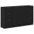 Sideboard cu sertar Stejar Negru 180 x 30 x 70 cm Lemn compozit GartenMobel Dekor