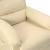 Fotoliu rabatabil, crem, material textil GartenMobel Dekor