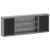 Cabinet pentru Unelte cu raft negru și gri 150 x 20 x 55 cm GartenMobel Dekor