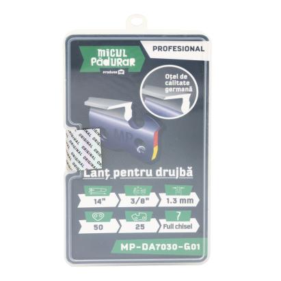 Lant Micul Padurar Profesional, 14'' 3/8'' 1.3mm 50P 25D full-chisel FarmGarden AgroTrade