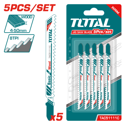 TOTAL - SET LAME FIERASTRAU PENDULAR - LEMN 74MM - 5 BUC PowerTool TopQuality