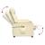 Fotoliu de masaj cu ridicare, crem, material textil GartenMobel Dekor