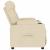 Fotoliu de masaj, crem, material textil GartenMobel Dekor