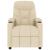 Fotoliu de masaj, crem, material textil GartenMobel Dekor