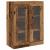 Cabinet Highboard Pe perete 2 pcs Lemn vechi Lemn compozit GartenMobel Dekor