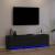 Dulap TV cu LED-uri Stejar Negru 140 x 34 x 40 cm Lemn compozit GartenMobel Dekor