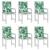 Perne pentru scaune Altele 6 pcs model frunze 100 x 50 x 3 cm GartenMobel Dekor