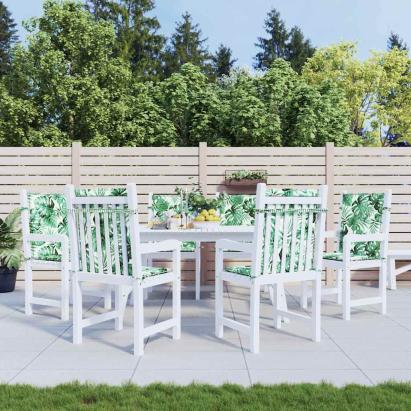Perne pentru scaune Altele 6 pcs model frunze 100 x 50 x 3 cm GartenMobel Dekor