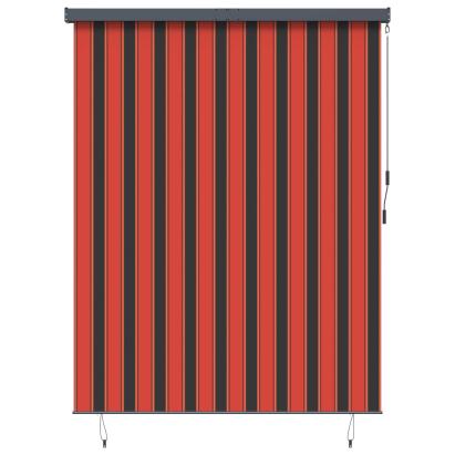 Jaluzea Rulou de Exterior Dungi portocaliu și maro 200 x 250 cm GartenMobel Dekor