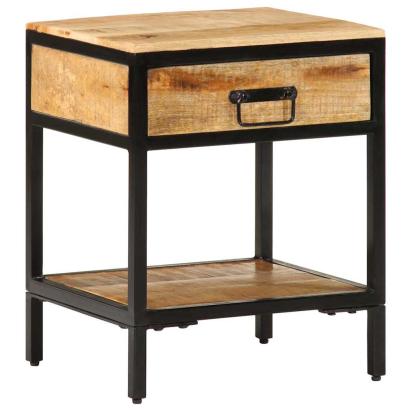 Dulap de noapte Maro 40 x 35 x 50 cm Lemn masiv de mango GartenMobel Dekor