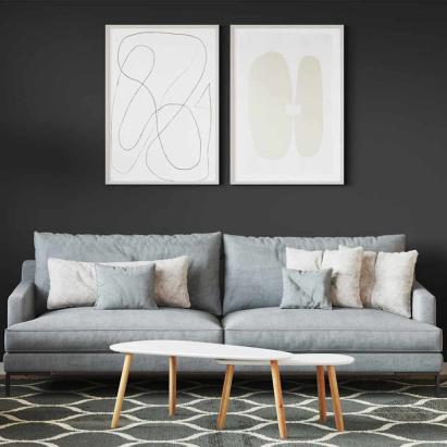 Vopsea de perete Negru 16,5 x 16,5 x 16 cm Print pe perete GartenMobel Dekor