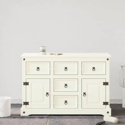 Vopsea pentru mobilă Alb 10 x 10 x 12 cm Print pe perete GartenMobel Dekor