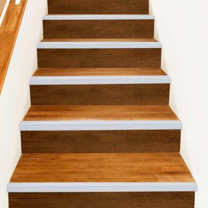 Profile pentru marginea treptelor 30 pcs Argintiu 67 cm GartenMobel Dekor