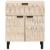 Dulap de noapte Alb 50 x 33 x 60 cm Lemn de mango solid GartenMobel Dekor