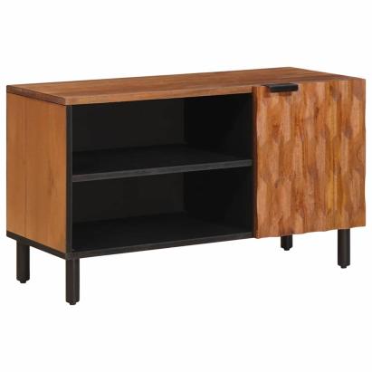Cabinet TV cu depozitare Finisaj Acacia Maro 80 x 31,5 x 46 cm GartenMobel Dekor