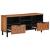 Cabinet TV cu sertar Finisaj Acacia Maro 100 x 33,5 x 46 cm GartenMobel Dekor