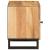 Dulap de noapte natural 40 x 33,5 x 46 cm Lemn de mango solid GartenMobel Dekor