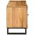 Cabinet TV cu raft Maro 105 x 33,5 x 46 cm Lemn de mango solid GartenMobel Dekor
