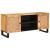 Cabinet TV cu raft Maro 105 x 33,5 x 46 cm Lemn de mango solid GartenMobel Dekor