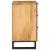 Dulap de noapte natural 50 x 33 x 60 cm Lemn de mango solid GartenMobel Dekor