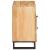 Dulap de noapte natural 50 x 33 x 60 cm Lemn de mango solid GartenMobel Dekor