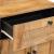 Dulap de noapte natural 50 x 33 x 60 cm Lemn de mango solid GartenMobel Dekor