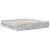 Cadru de pat Gri din beton 200 x 200 cm Lemn Ingineresc GartenMobel Dekor