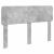 Cadru de pat Gri din beton 160 x 200 cm Lemn Ingineresc GartenMobel Dekor