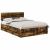 Cadru de pat Stejar fumuriu 150 x 200 cm Lemn Ingineresc GartenMobel Dekor