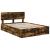 Cadru de pat Stejar fumuriu 140 x 190 cm Lemn Ingineresc GartenMobel Dekor