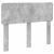 Cadru de pat Gri din beton 135 x 190 cm Lemn Ingineresc GartenMobel Dekor