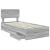 Cadru de pat cu sertar Gri Sonoma 75 x 190 cm Lemn Ingineresc GartenMobel Dekor