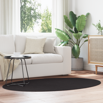 Covor HUARTE Negru 170 x 120 cm 100% Polyester GartenMobel Dekor