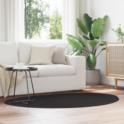 Covor HUARTE Negru 120 x 170 cm Poliester GartenMobel Dekor