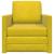 Pat canapea Galben Întunecat 74 x 77 x 81 cm Catifea GartenMobel Dekor